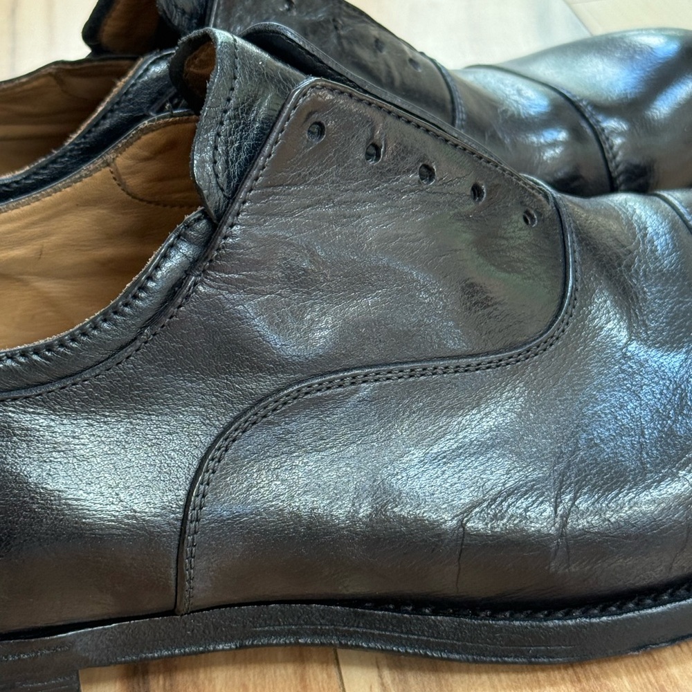 NWOT Officine Creative men’s Black Leather Oxfords - Picture 6 of 12